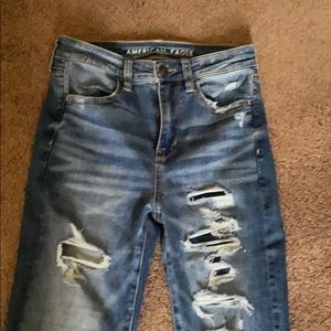 Super hi rise jegging crop -AE